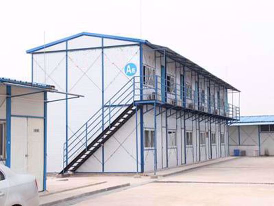 双层防火型坡顶活动板房