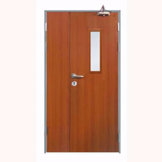 钢木质防火门【褐色】