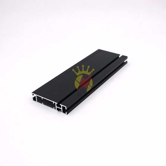 图片 喷砂氧化黑色 工业铝型材